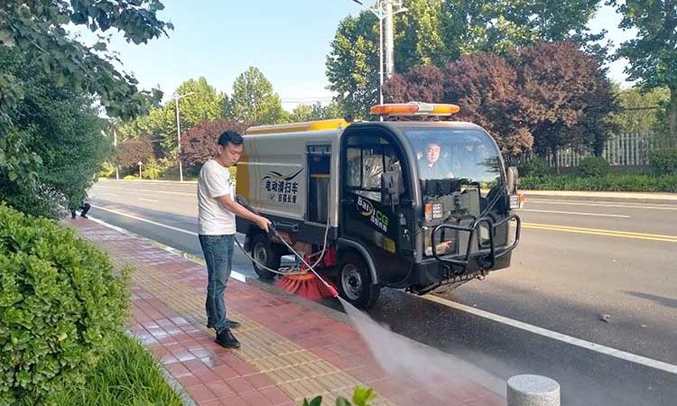 纯电动道路清扫车，城市智能环卫清扫装备