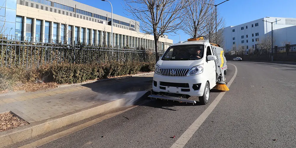 电动洗扫一体车 电动高压洗扫车 电动洗路车电动扫路车 纯电动环卫洗扫车